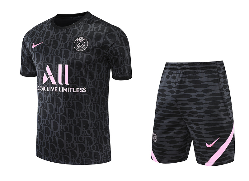 AAA Quality PSG 22/23 Black/Pink Training Kit Jerseys